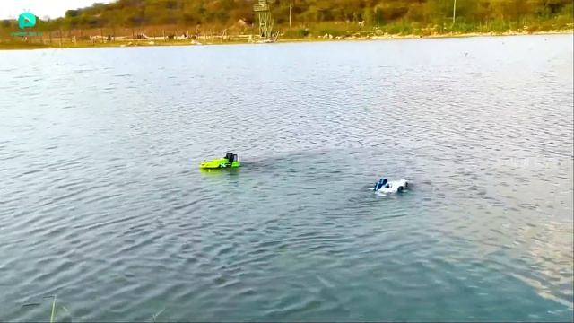 Amphibious 2 in 1 RC Car Vs RC Hover Racer Unboxing – Chatpat toy tv смотреть онлайн