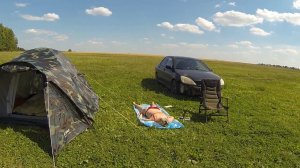 Суточная рыбалка с женой Ловим рыбку отдыхаем!!!