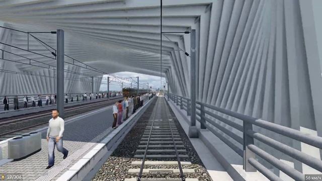 Transport Fever 2 - Сибирия. Поездка на электропоезде по маршруту "Шахты - Кадуй" смотреть онлайн