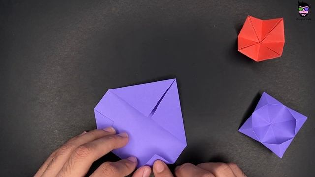 Origami DIY SIMPLE DIMPLE Fidget Toy - No Glue [origami Pop It, Origami Fidget Toy]