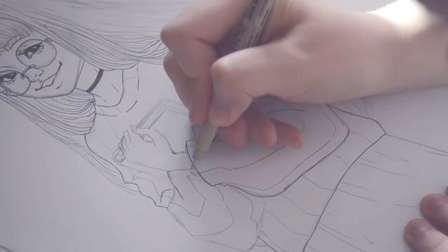 РИСУЮ МАРКЕРАМИ милую девочку (Speedpaint) Антонина Flimp смотреть онлайн