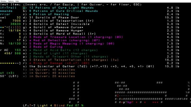 Angband 4.2.0 reckless play Part 1 смотреть онлайн