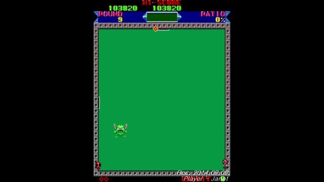 Super Qix(Taito Classic Arcade Game) - 1CC 1 Loop смотреть онлайн