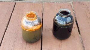 МОРИЛКА  для дерева из уксуса и гвоздей!