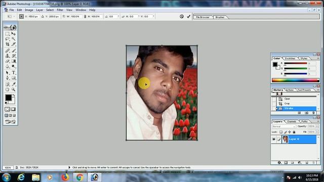 photoshop passport size photo kaise banaye in Photoshop in hindi смотреть онлайн