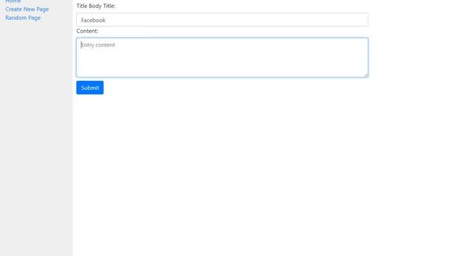 A simple Django-based web application - Online Encyclopedia. смотреть онлайн