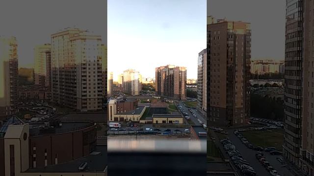 Ночь и утро в Новом Девяткино 10 часов за 1мин (Timelapse) смотреть онлайн