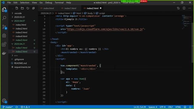 Introducción a Vue JS смотреть онлайн