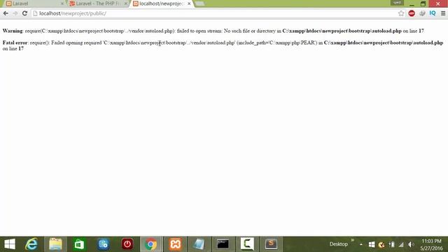 02 Laravel 5.2 Installation video tutorial 2nd way in Bangla смотреть онлайн
