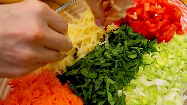 Es Ist So Lecker, Dass Ich Es Jedes Wochenende Koche! Leckerer Gemüse Kuchen Zum Abendessen!