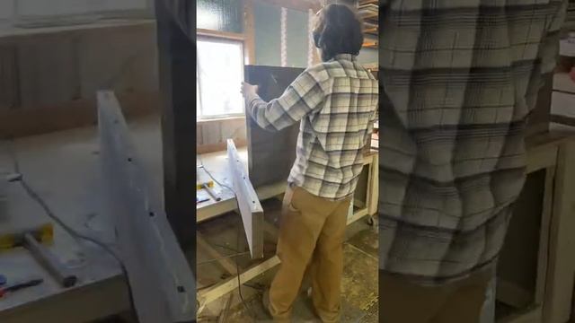 Gluing Up Walnut For A Custom Dining Room Table #cabinetmaking #woodworking #buylocal #shopsmall