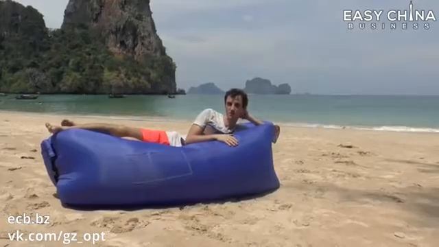 Обзор надувного дивана Ламзак Lamzac Hangout rewiew смотреть онлайн