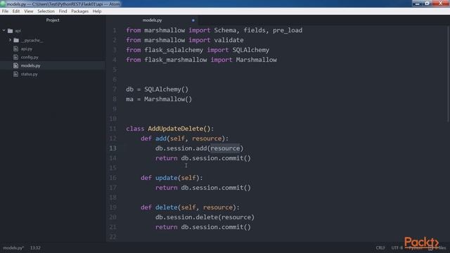 Building RESTful Python Web Services with Flask : Create Model with Their Relatnships | packtpub.co смотреть онлайн