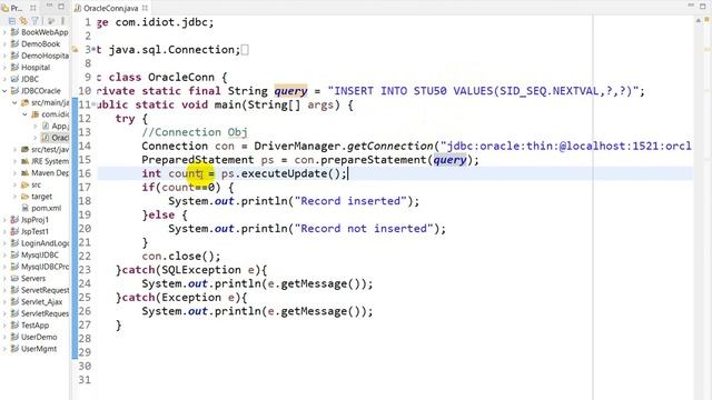 JDBC Auto Increment Primary Key | create auto increment id for oracle database | JDBC Tutorial смотреть онлайн