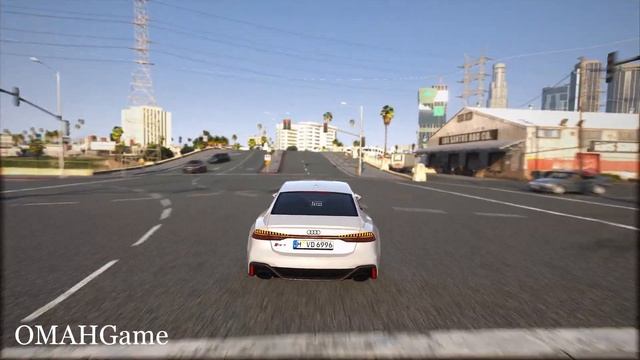 AUDI RS7 - GTA V 4K - Mod Realismo Gráfico - Autos Reales DLC en las Calles - REAL TRAFFIC -32 смотреть онлайн