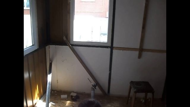 Обшивка веранды | Утепление пенопластом