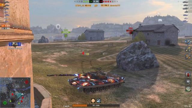 FV4005 ● WZ-113 ● VK 90.01 (P) - WoT Blitz UZ Gaming смотреть онлайн
