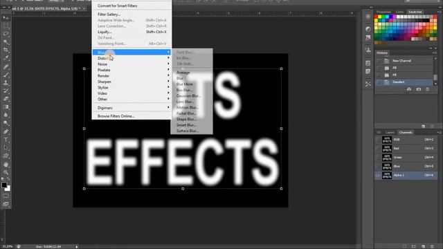 Photoshop Dotted Halftone Pattern Color Effects смотреть онлайн