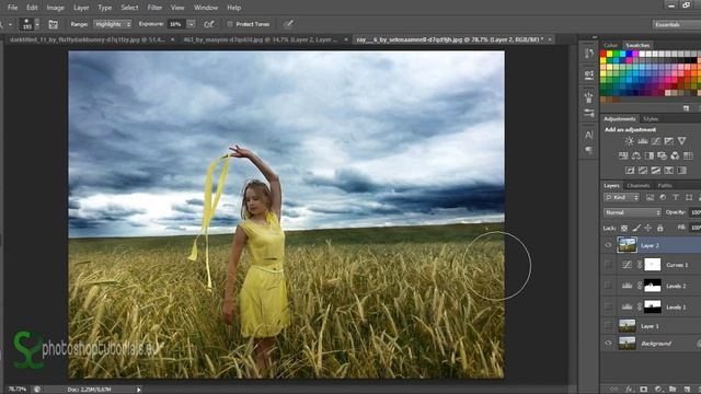 How to enhance colors on fade photos | Photoshop tutorial смотреть онлайн