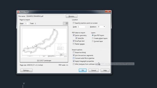 AutoCAD PDF to DWG Tutorial: New 2017 Feature смотреть онлайн