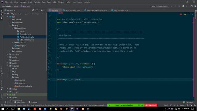 Laravel 8 - Live Class Part - 07 смотреть онлайн