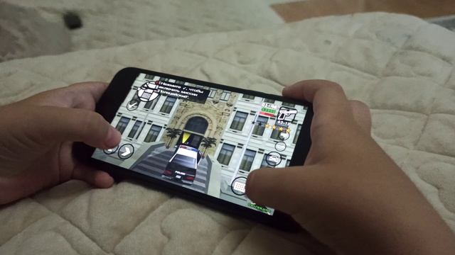 Играю в GTA San Andreas на телефон смотреть онлайн