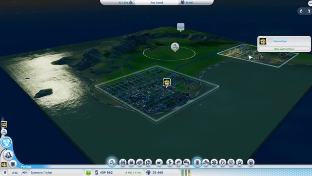 Joy Land новый регион ! Международный аэропорт будет заложен ! Третья серия SimCity ! смотреть онлайн