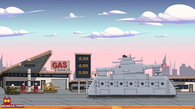 American cowboy hat for the big guy - Cartoons about tanks смотреть онлайн