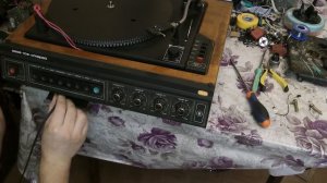 Вернул к жизни Проигрыватель Вега 108 и колонки