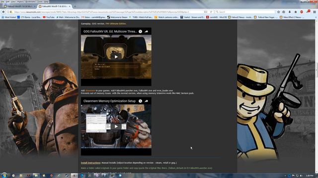 GOG FalloutNV Ult. Ed. Multicore Threading with 4GB LAA NVSE Setup Part 2 смотреть онлайн