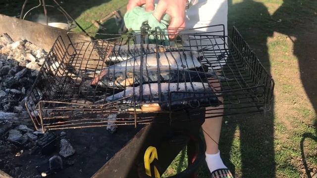 Уха на костре! Очень вкусно! #Как_готовить_уху? смотреть онлайн