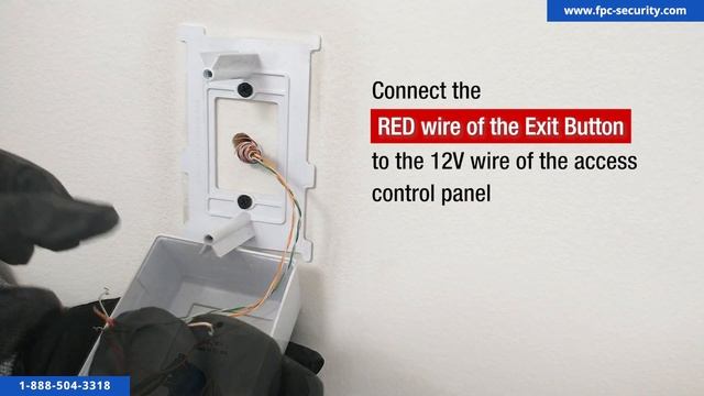 VIS-7001 Request To Exit Button - Step by step installation process смотреть онлайн