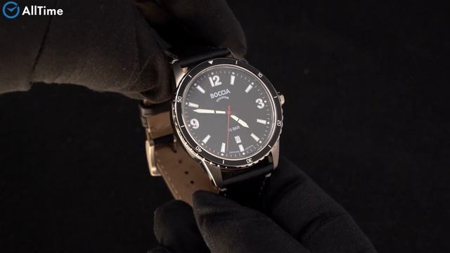 Обзор часов Boccia Titanium 3635-01. Титановые наручные часы. Alltime смотреть онлайн