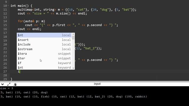 MultiMap | C++ STL (Standard Template Library) | std::multimap смотреть онлайн