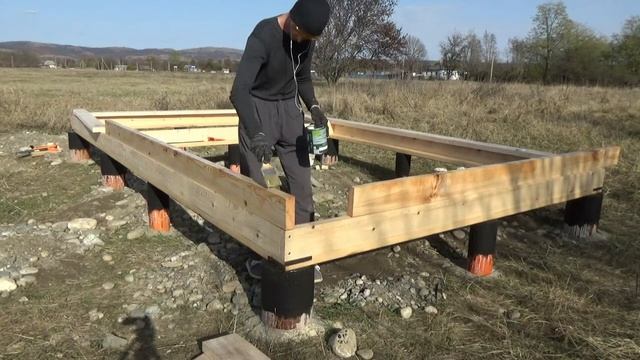 Стройка :: 2 :: Ростверк столбчатого фундамента смотреть онлайн
