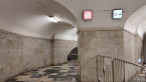 #Метро Киевская Кольцевой линии Переход с эскалатором на #metro Киевская Арбатско-Покровской линии