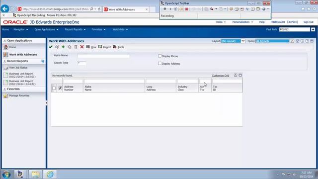 Intro to Oracle Application Testing Suite (OATS) with JD Edwards EnterpriseOne смотреть онлайн