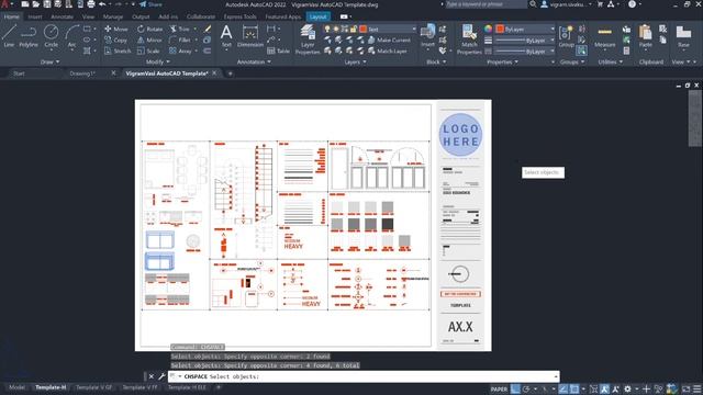 Move Objects from Layout to Model & Model to Layout Space in AutoCAD | CHSPACE Command | Vigram Vas смотреть онлайн
