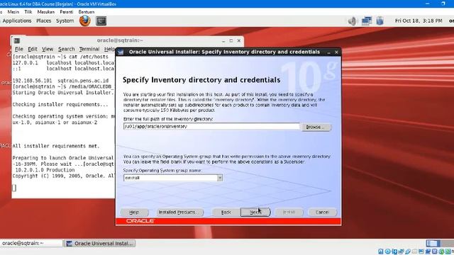 Oracle Database Installation on Linux via VirtualBox смотреть онлайн