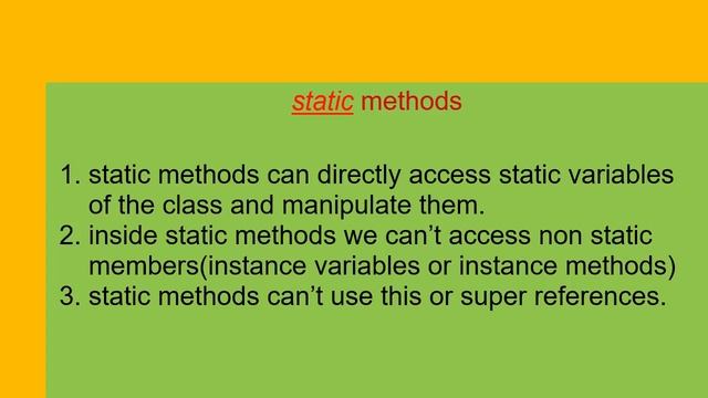static keyword in java tutorial-9 (2019) смотреть онлайн