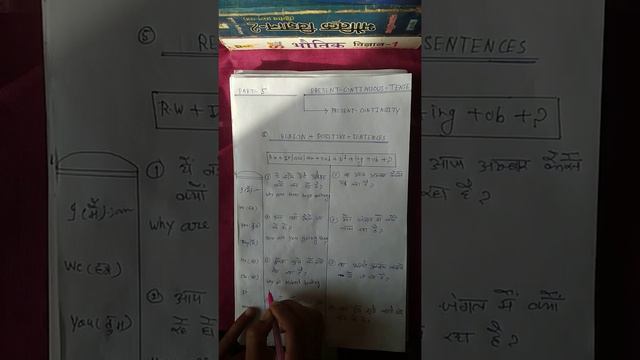 PRESENT CONTINUOUS TENSE REASON+POSITIVE-SENTENCES (PART-5) смотреть онлайн
