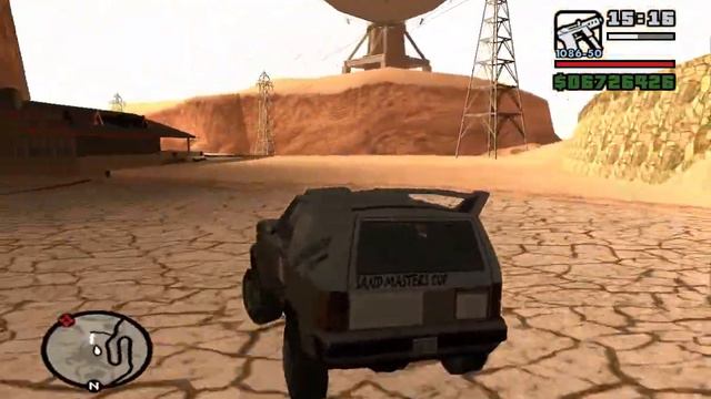 GTA San Andreas - A little road trip in the desert смотреть онлайн
