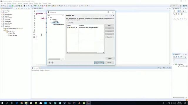 Java tutorial - Eclipse and Java SDK installation, Java SDK configuration in Eclipse смотреть онлайн