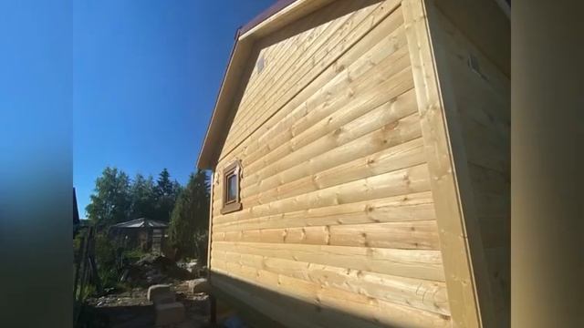 Баня из бруса 4*4. Трубников Бор смотреть онлайн