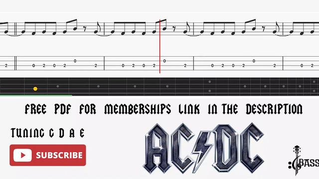 AC/DC - Live Wire (🔴Bass Tabs | Notation) @ChamisBass #chamisbass #acdcbass смотреть онлайн