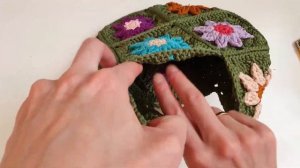 Навязала из остатков! Детская вязаная сумочка крючком.