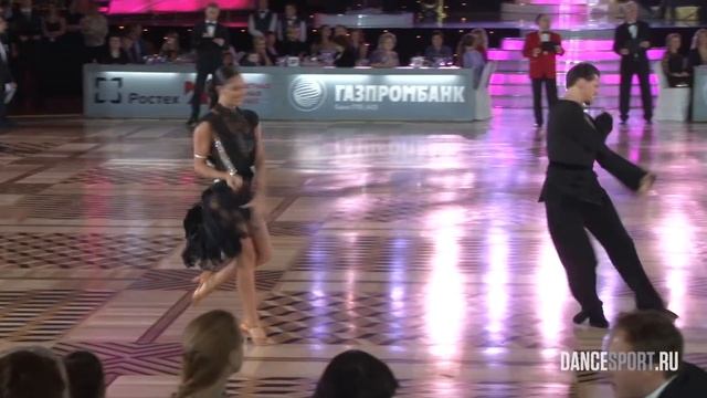Denis Taginsev - Alexandra Busheva, RUS, 1/4 Cha-Cha-Cha смотреть онлайн