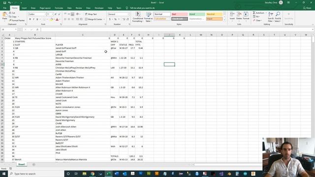 How to Extract ESPN Fantasy Football Data to Excel - Part 1 смотреть онлайн