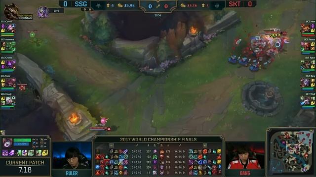 SSG vs SKT | Game 1 Grand Finals S7 LoL Worlds 2017 | Samsung Galaxy vs SK Telecom T1 G1 смотреть онлайн