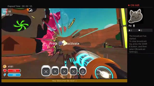 First Livestream | Slime Rancher (PS4) смотреть онлайн